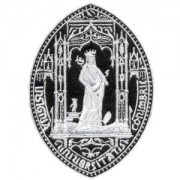 emblema rainha santa preto