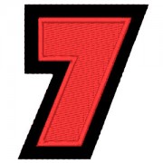 Nº7 vermelho