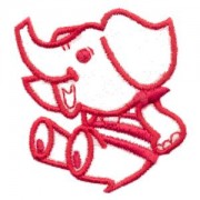 emblema criança elefante N vermelho.def