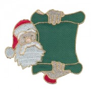 Emblemas Living Natal Pai Natal mens verde