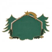 Emblemas Living Natal Presépio quadrilê Verde