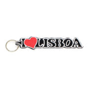Emblema Região Porta-Chaves I LOVE LISBOA (Preto)