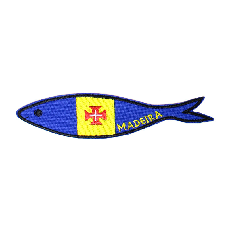 Emblema Sardinha com Bandeira Região da Madeira
