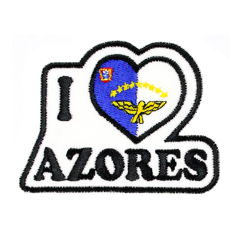 Emblema I Love Azores Bandeira dos Açores