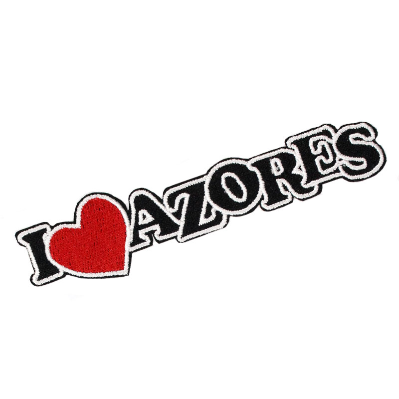 Emblema I Love Azores Preto