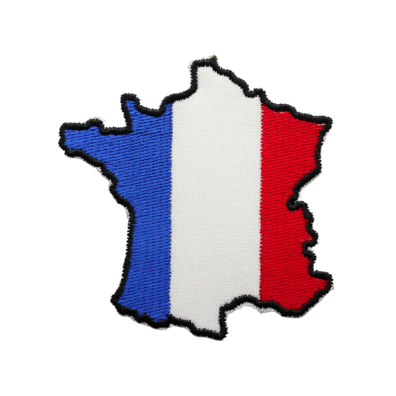 Emblema Bordado - França Mapa