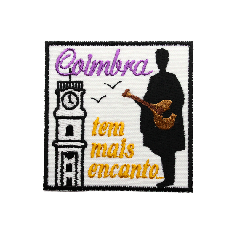 Emblema Bordado -Coimbra Tem Mais Encanto