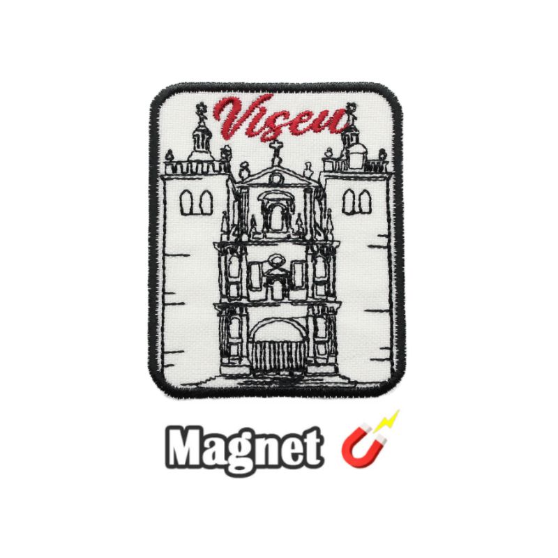 Emblema Magnético Bordado - Sé de Viseu