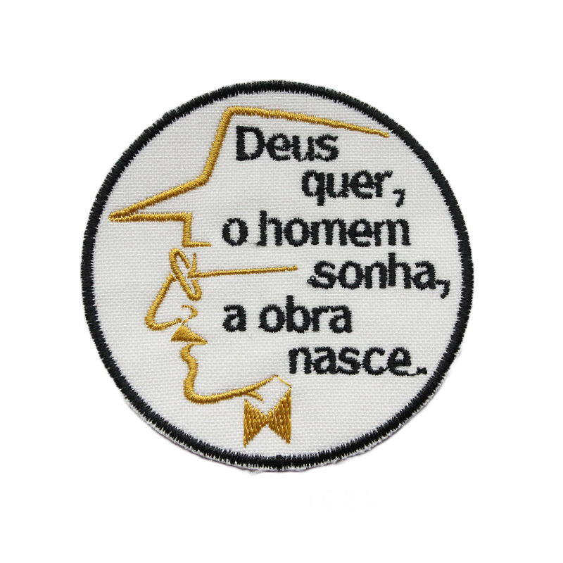 Emblema Bordado - Fernando Pessoa