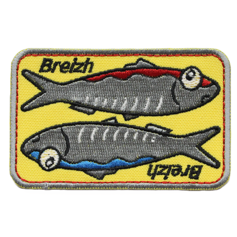 Emblema Bordado Bretanha (peixes)