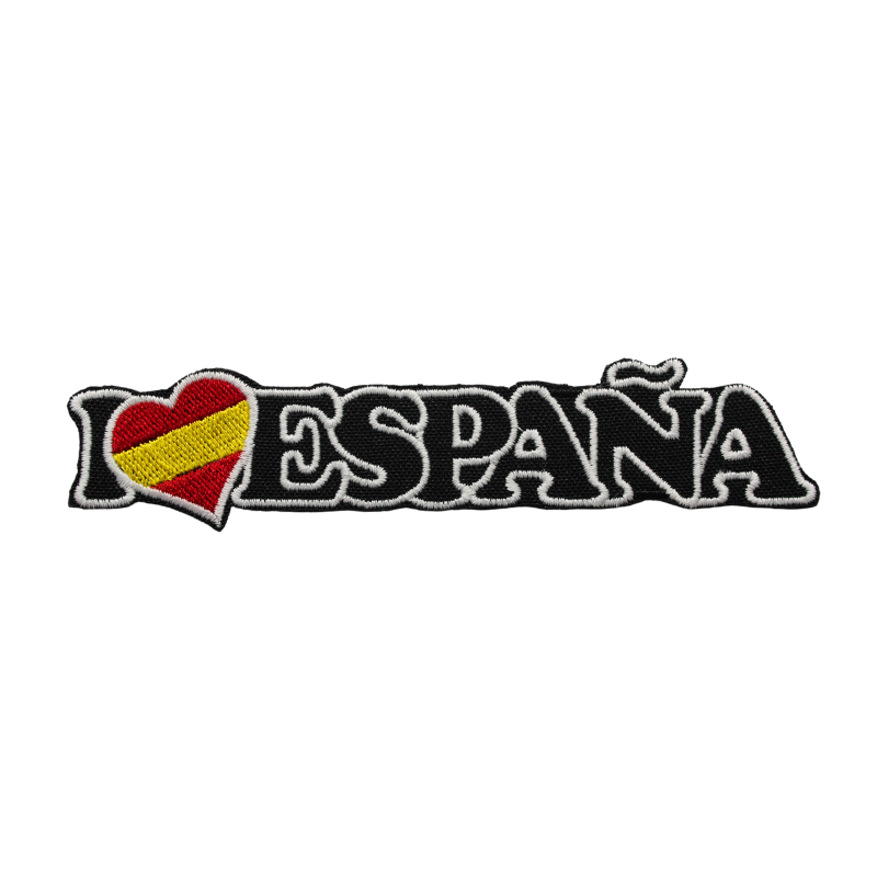 Emblema Bordado - I Love Espanha
