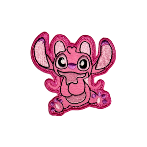 Emblème brodé – Point rose foncé (Petit)