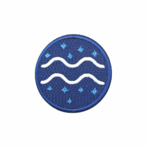 Emblema Bordado - Signo Aquário