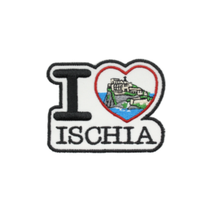 Emblema bordado de Italia – I Love Ischia