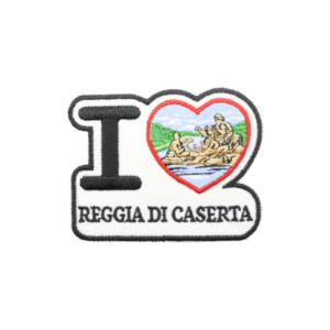 Badge brodé Italie – I Love Reggia di Caserta
