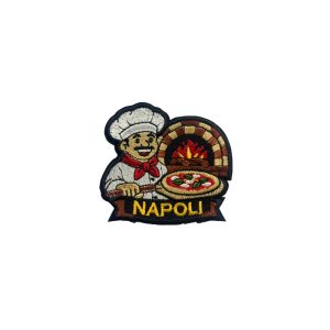 Emblema Bordado Itália - Pizzaiolo Napoli