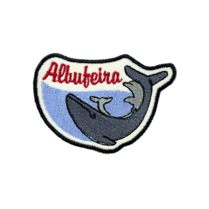 Emblème brodé - Baleine et dauphin d'Albufeira