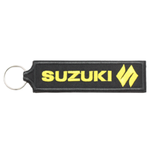 Porta-Chaves Bordado - Suzuki (Amarelo)